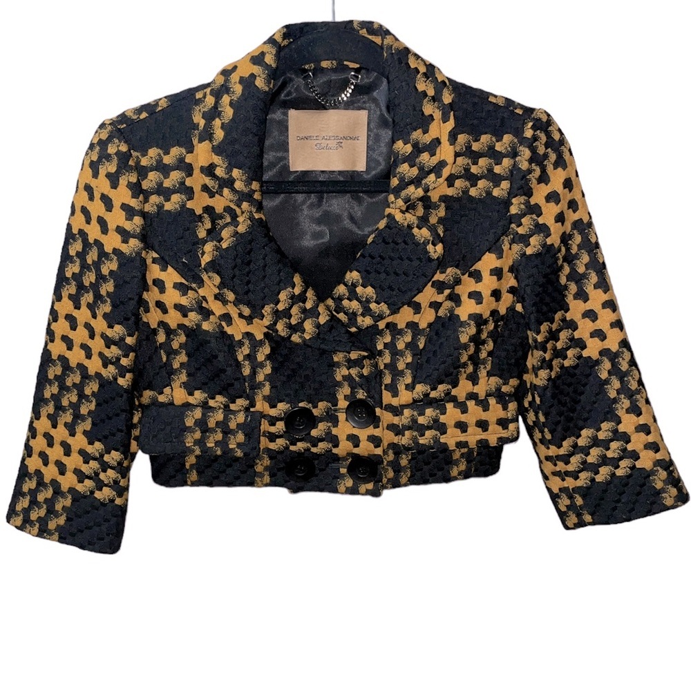 Daniele Alessandrini Deluxe  Crop Blazer